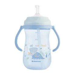 Kikkaboo Dino Wereld Beker Met Siliconen Rietje - 300ml - Blauw><noscript><img width=