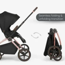 Kikkaboo Kinderwagen 2 in 1 Kara Zwart><noscript><img width=