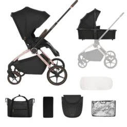 Kikkaboo Kinderwagen 2 in 1 Kara Zwart><noscript><img width=