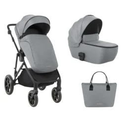 Kikkaboo Kinderwagen 2 in 1 Thea Grijs> Wandelwagens|Complete Kinderwagens