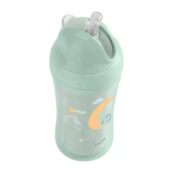 Kikkaboo Maan Beker Met Siliconen Rietje - 220ml - Mint><noscript><img width=