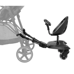 Kikkaboo Meerijdplankje voor buggy/kinderwagen Met Zitting Ally XL> Accessoires Buggy's|Accessoires Kinderwagens