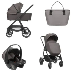 Kikkaboo Modena Kinderwagen 3-in-1 - Donkergrijs><noscript><img width=