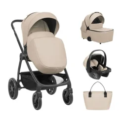 Kikkaboo Modena Kinderwagen 3-in-1 - Donkergrijs><noscript><img width=