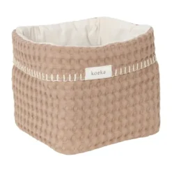 Koeka Ledikantdeken Cotton Fleece Wafel Amsterdam Sand><noscript><img width=