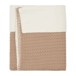 Koeka Ledikantdeken Cotton Fleece Wafel Amsterdam Sand><noscript><img width=