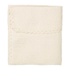 Koeka Ledikantdeken Lace Elba Natural 100 x 150 cm> Ledikantdekens
