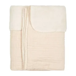 Koeka Ledikantdeken Teddy Rivoli Warm White 100 x 150 cm> Ledikantdekens