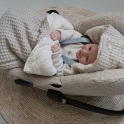 Koeka Voetenzak 0+ 3/5 Punts Wafel/Teddy Oslo - Sand><noscript><img width=