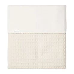 Koeka Wiegdeken Cotton Fleece Wafel Amsterdam Sand> Wiegdekens