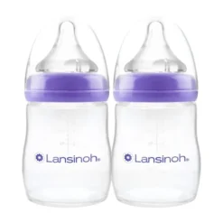 Lansinoh Fles Met Natural Wave Speen 160 ml (2 stuks)> Flessen