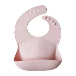 Mushie Little Dutch Bandana Slab Pure Soft Pink 22 x 16 cm> Slabben