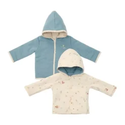 Little Dutch Jasje Omkeerbaar - Maat 50 - Stone Blue> Jasjes