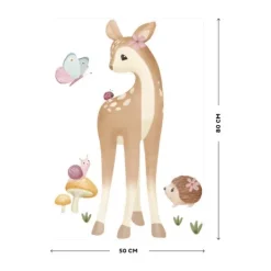 Little Dutch Muurstickers Fairy Garden 55 x 80 cm> Wand Decoratie