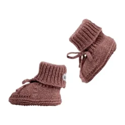 Lodger Slofjes Gebreid Met Kabel - 0-6 mnd - Buffalo><noscript><img width=