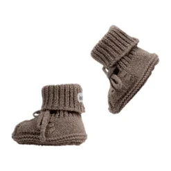 Lodger Slofjes Gebreid Met Kabel - 0-6 mnd - Buffalo><noscript><img width=