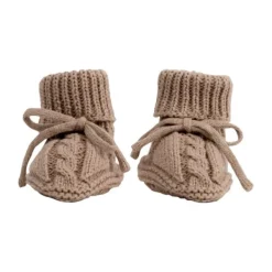 Lodger Slofjes Gebreid Met Kabel - 0-6 mnd - Buffalo><noscript><img width=