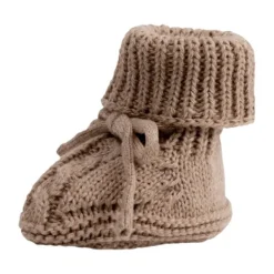 Lodger Slofjes Gebreid Met Kabel - 0-6 mnd - Buffalo><noscript><img width=