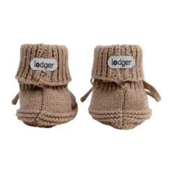 Lodger Slofjes Gebreid Met Kabel - 0-6 mnd - Buffalo><noscript><img width=