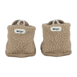 Lodger Slofjes Teddy Fleece Beige 0-3M> Slofjes
