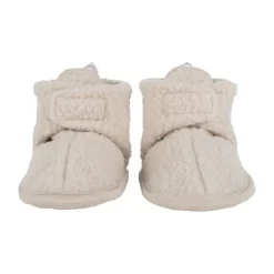 Lodger Slofjes Teddy Fleece Birch 0-3M> Slofjes