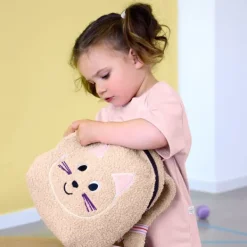 Lässig Kids Rugzak - Team Cat - Beige><noscript><img width=