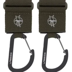 Lässig Stroller Hooks Met Karabijnhaak Olive 2-Pack> Accessoires Tassen|Accessoires Buggy's