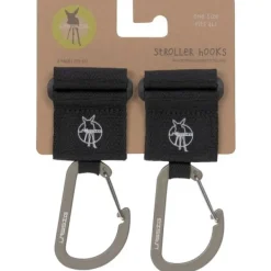 Lässig Stroller Hooks Met Karabijnhaak Black 2-Pack><noscript><img width=
