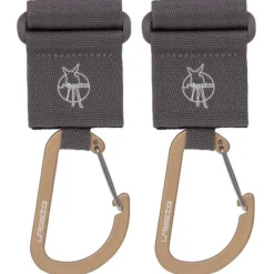 Lässig Stroller Hooks Met Karabijnhaak Antrhraciet 2-Pack> Accessoires Tassen|Accessoires Buggy's