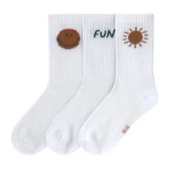 Lässig Tennis Socks GOTS Little Gang Fun 19-22 3pcs> Sokjes