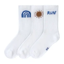 Lässig Tennis Socks GOTS Little Gang Run 19-22 3pcs><noscript><img width=