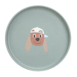 Lässig Tiny Team Dog Bord - PP/Cellulose - Blauw> Bordjes