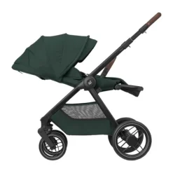 Maxi-Cosi Kinderwagen - Oxford Plus - Twillic Graphite (Dark Frame + Brown Leather)><noscript><img width=