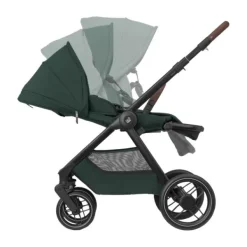 Maxi-Cosi Kinderwagen - Oxford Plus - Twillic Graphite (Dark Frame + Brown Leather)><noscript><img width=