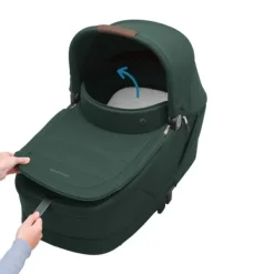 Maxi-Cosi Kinderwagen - Oxford Plus - Twillic Graphite (Dark Frame + Brown Leather)><noscript><img width=