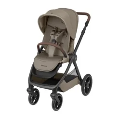 Maxi-Cosi Kinderwagen - Oxford Plus - Twillic Graphite (Dark Frame + Brown Leather)><noscript><img width=