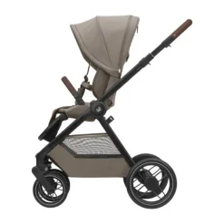 Maxi-Cosi Kinderwagen - Oxford Plus - Twillic Graphite (Dark Frame + Brown Leather)><noscript><img width=