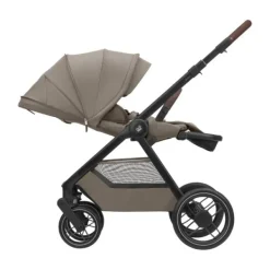 Maxi-Cosi Kinderwagen - Oxford Plus - Twillic Graphite (Dark Frame + Brown Leather)><noscript><img width=