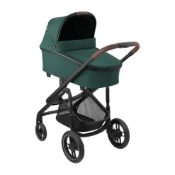 Maxi-Cosi Plaza+ Essential Green - Black Frame + Brown Leather><noscript><img width=