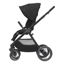Maxi-Cosi Wandelwagen Oxford Essential Black Dark Frame + Black Leather> Wandelwagens|Complete Kinderwagens