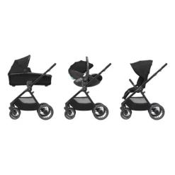 Maxi-Cosi Wandelwagen Oxford Essential Black Dark Frame + Black Leather><noscript><img width=