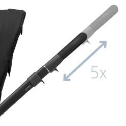 Maxi-Cosi Wandelwagen Oxford Essential Black Dark Frame + Black Leather><noscript><img width=