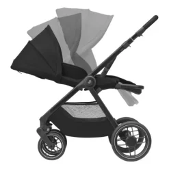 Maxi-Cosi Wandelwagen Oxford Essential Black Dark Frame + Black Leather><noscript><img width=
