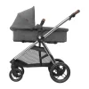 Maxi-Cosi Zelia3 Luxe Twillic Truffle (Black glossy frame & Black Leather)> Wandelwagens|Complete Kinderwagens
