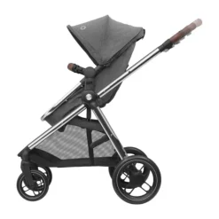 Maxi-Cosi Zelia3 Luxe Twillic Truffle (Black glossy frame & Black Leather)><noscript><img width=