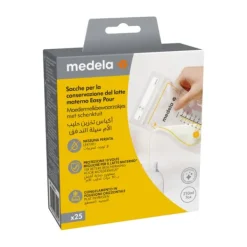 Medela Moedermelkbewaarzakjes Met Schenktuit 210ml 25st><noscript><img width=