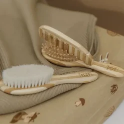 Meyco Aankleedkussenhoes Print - 50 x 70 cm - Jersey - Forest Animals Sand><noscript><img width=