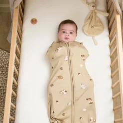 Meyco Baby Inbakerslaapzak Cocoon Forest Animals Sand><noscript><img width=
