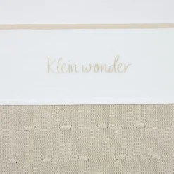 Meyco Baby Klein Wonder Ledikant Laken - 100 x 150 cm - Soft Sand> Ledikantlakens