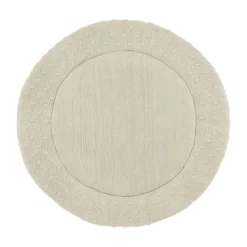 Meyco Baby Knots Boxkleed Rond - ⌀95cm - Soft Sand> Boxkleden|Accessoires Boxen